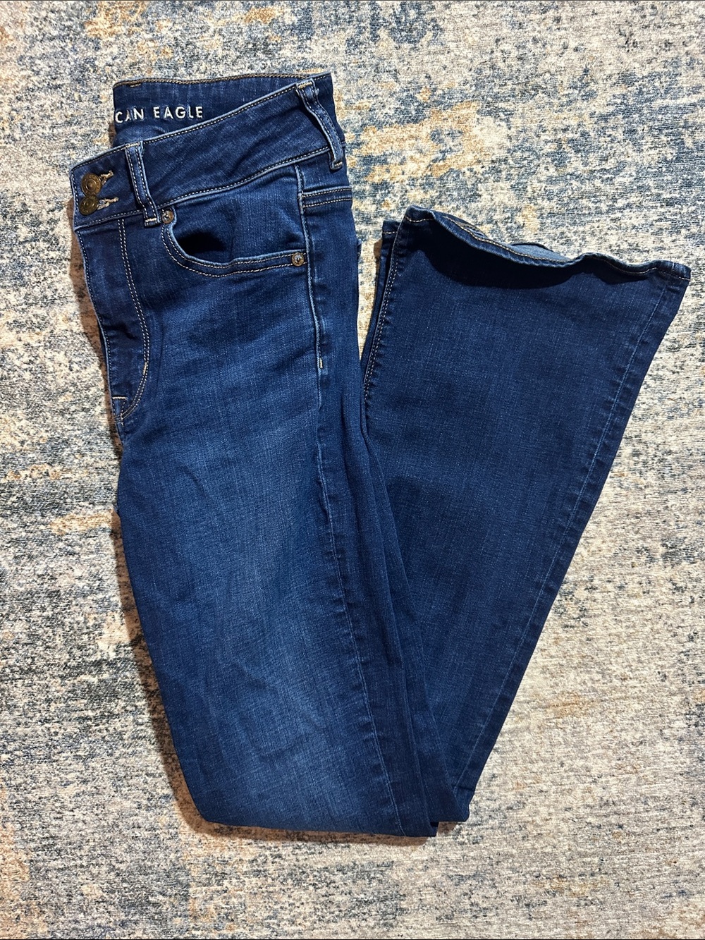 American Eagle Outfitters Navy Blue Women's Bootcut Jeans
